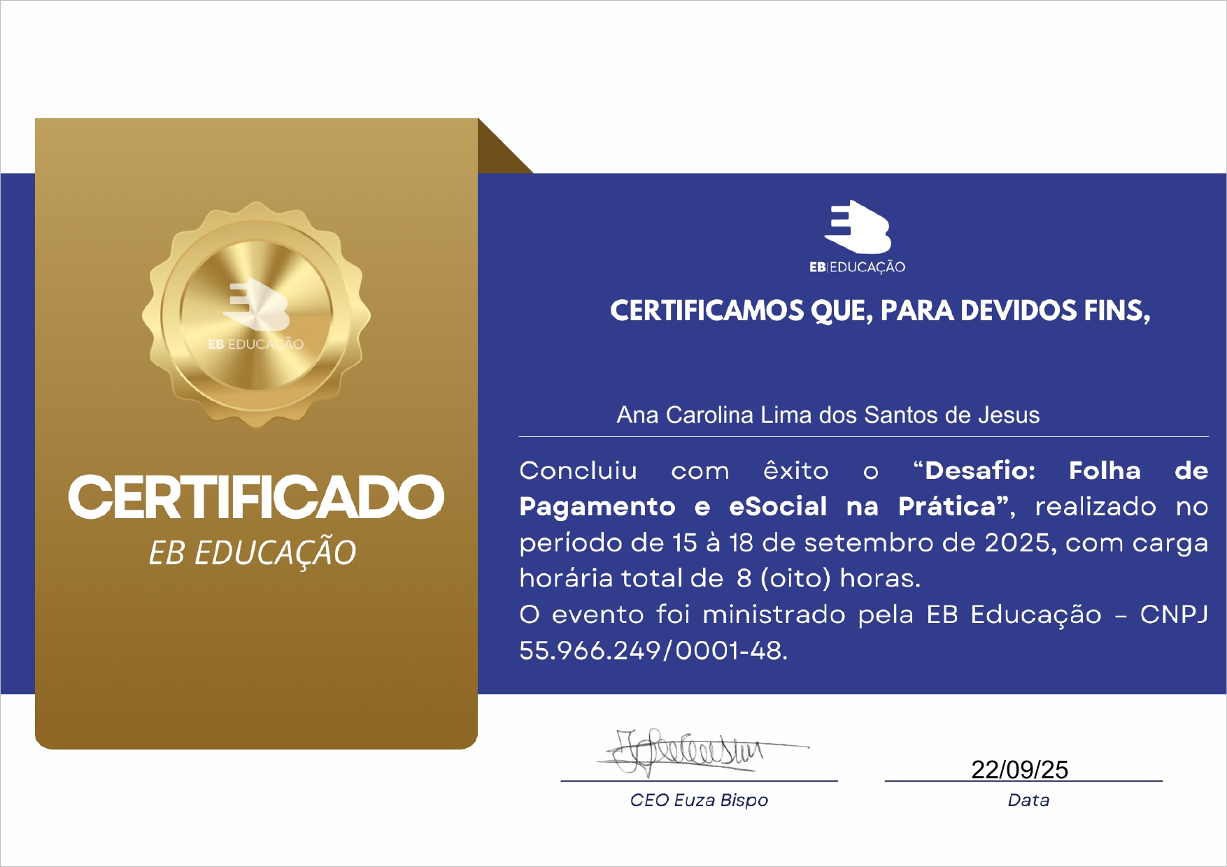 Folha de Pagamento e eSocial na Pratica
